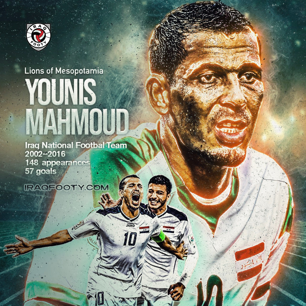 بطولات رياضية للمنتخب العراقي لكرة القدم منذ نشأته